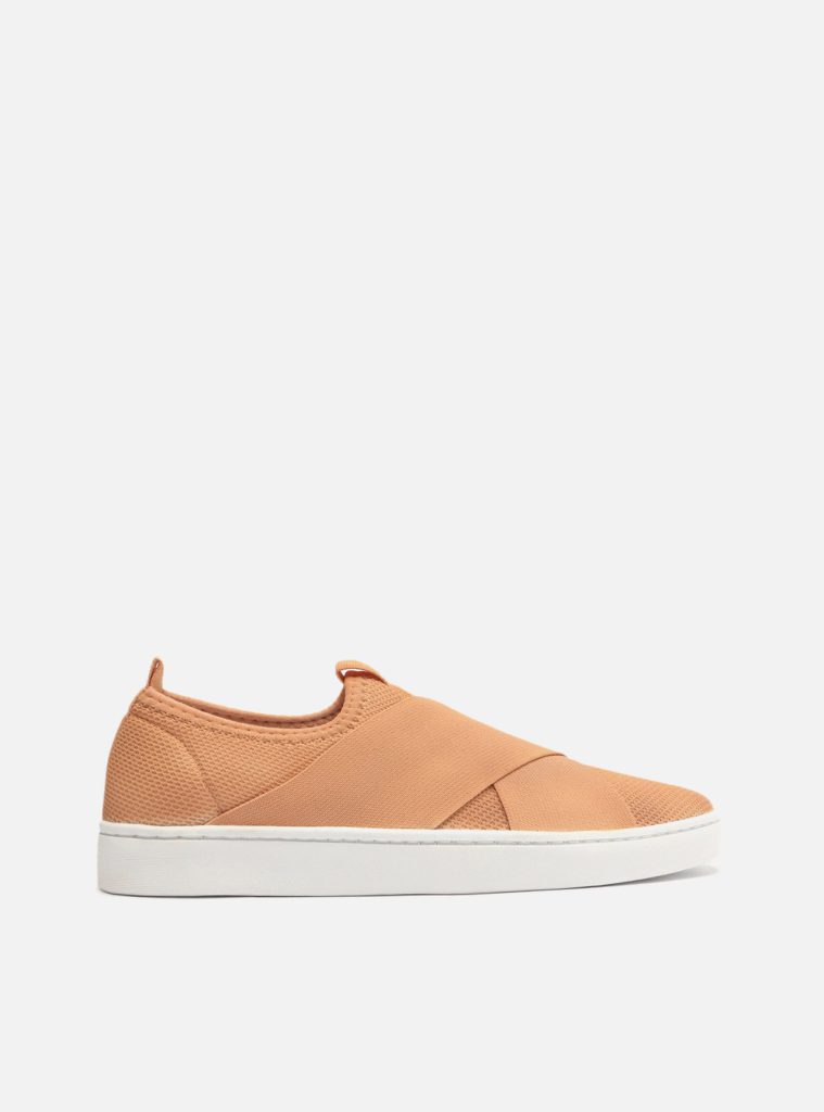 T Nis Slip On Nude Tecido El Sticos Arezzo Sorocaba