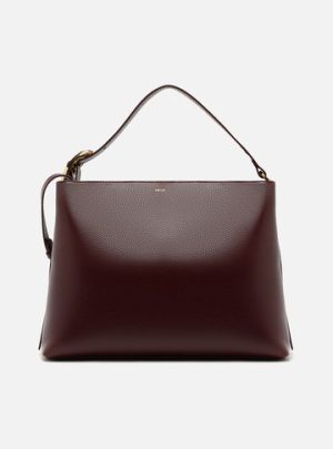 Bolsa Tote Vermelha Couro Grande B?sica