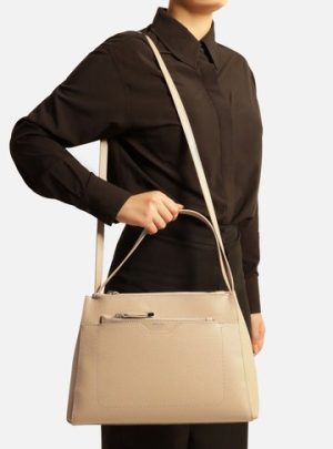 Bolsa Tote Bege Emily Grande