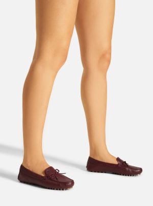 Mocassim Vinho Couro Sola Emborrachada Retr?