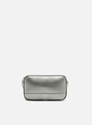 Bolsa Tiracolo Prata Pequena Corrente Basic