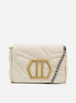 Bolsa Tiracolo Branca Couro Emma Pequena