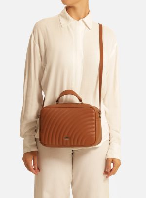 Bolsa Tiracolo Marrom Elisa M?dia