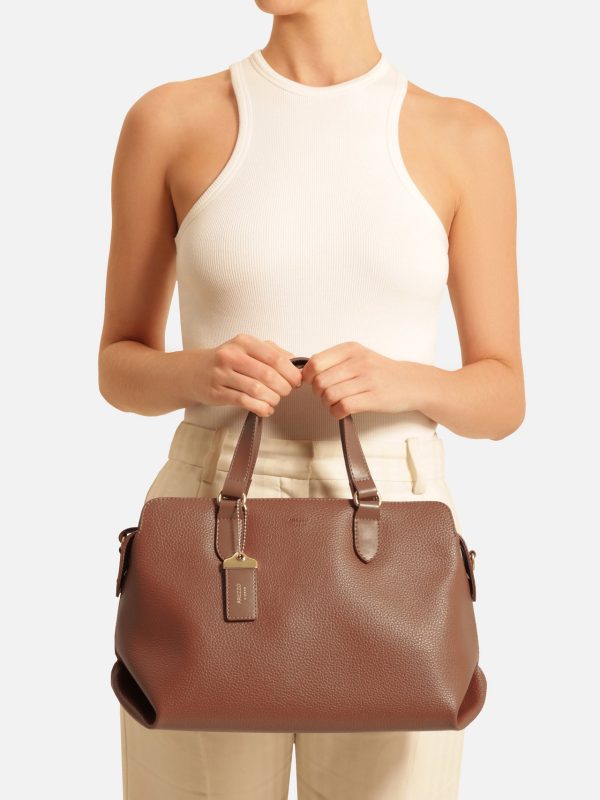 Bolsa Tote Caramelo M?dia Tag B?sica