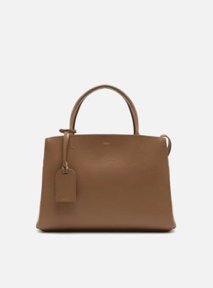 Bolsa Tote M?dia Marrom