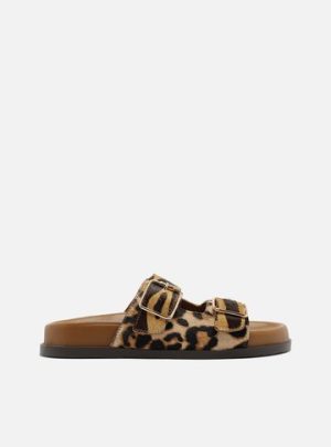 Papete Animal Print Salto Rasteiro