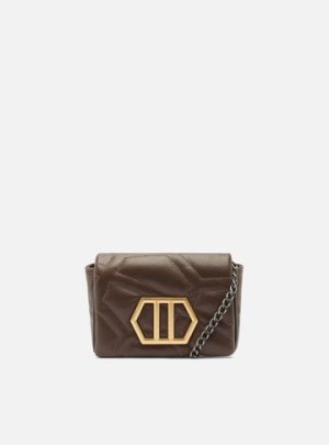 Bolsa Tiracolo Marrom Couro Emma Pequena